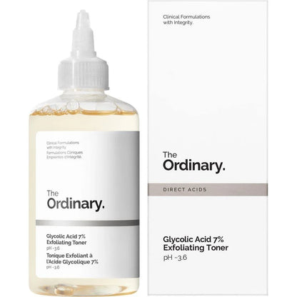 The Ordinary Glycolic Acid 7% Exfoliating Toner for Radiant Skin(original )